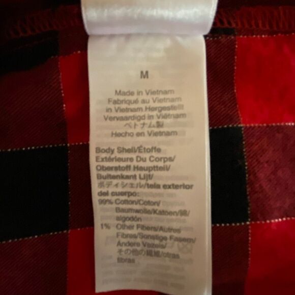 J.Crew buffalo plaid button up shirt size M - Picture 7 of 9